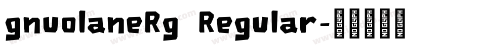 gnuolaneRg Regular字体转换
